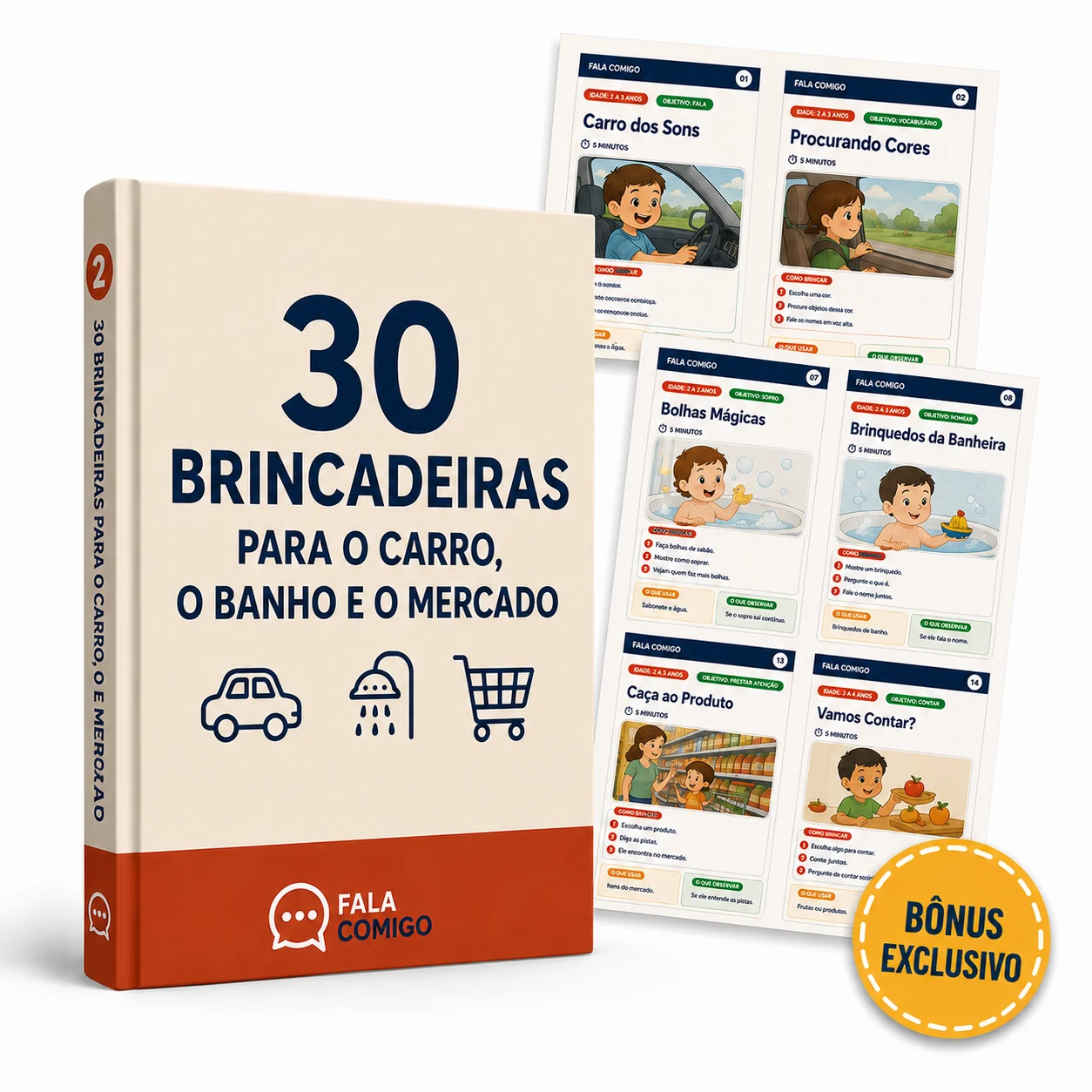 30 Brincadeiras Para o Carro, o Banho e o Mercado