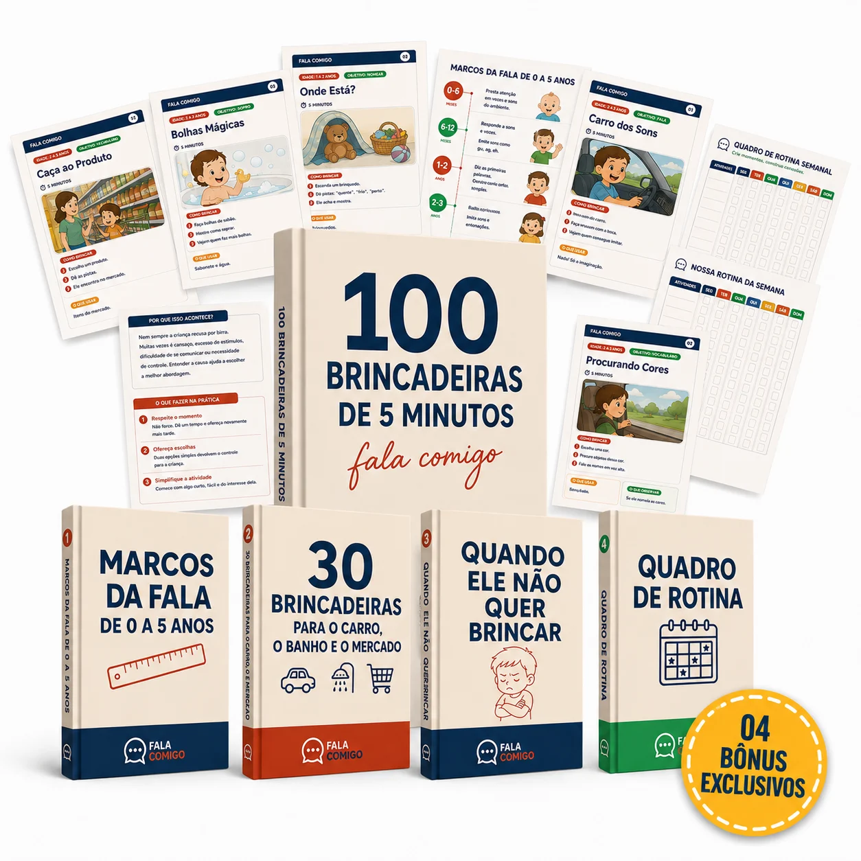 As 100 brincadeiras mais os 4 bônus